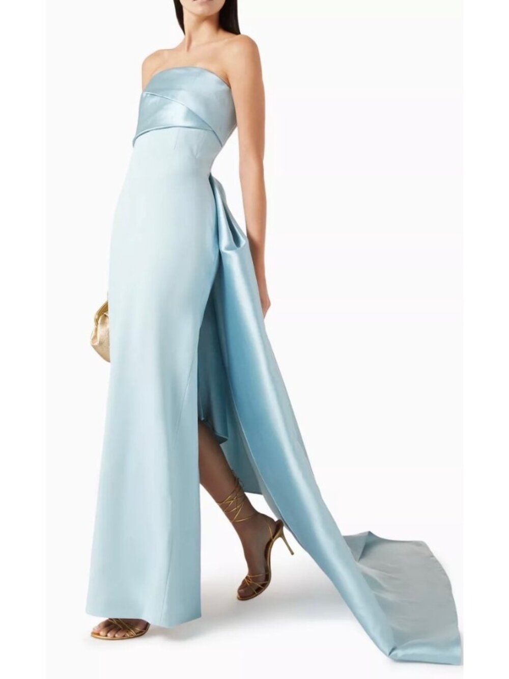 Solace London The Kinsley Maxi Dress in Arctic Blue